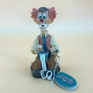 Vintage 1997 Slapstix Balancing Act Clown Figurine #04018 Bookkeeper/Accountant